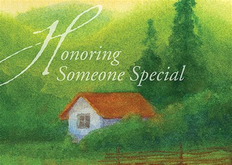 Honor Someone Special .